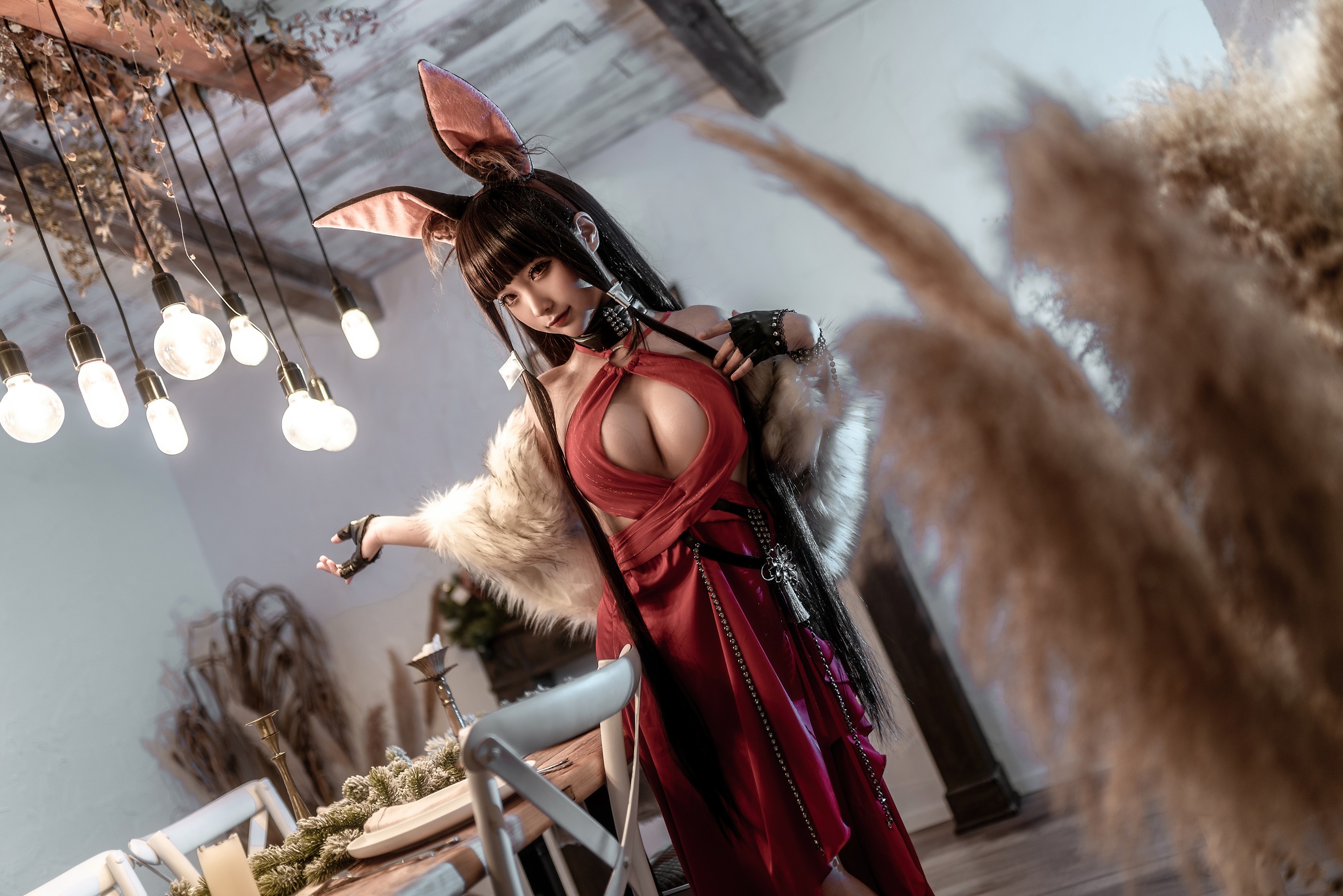 图片[1]-蠢沫沫 – NO.236 Akagi Ruby-Laced Beauty (Azur Lane)[40P]-XikXak